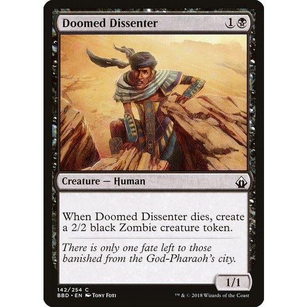 Magic: The Gathering Doomed Dissenter (142) Lightly Played Foil