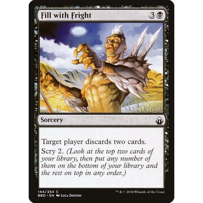 Magic: The Gathering Fill with Fright (144) Lightly Played