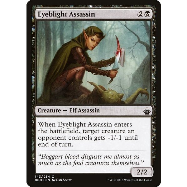 Magic: The Gathering Eyeblight Assassin (143) Lightly Played