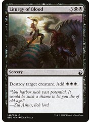 Magic: The Gathering Liturgy of Blood (148) Lightly Played