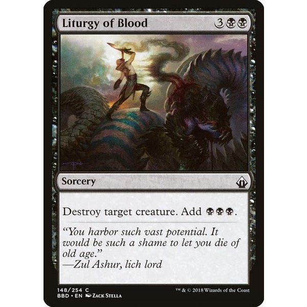 Magic: The Gathering Liturgy of Blood (148) Lightly Played