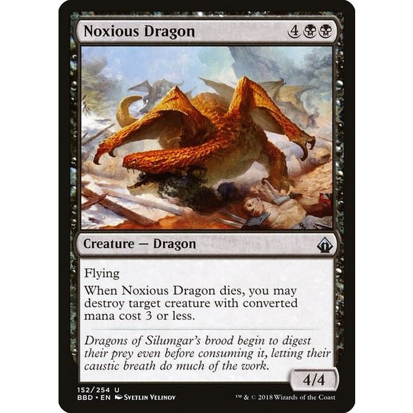Magic: The Gathering Noxious Dragon (152) Lightly Played Foil