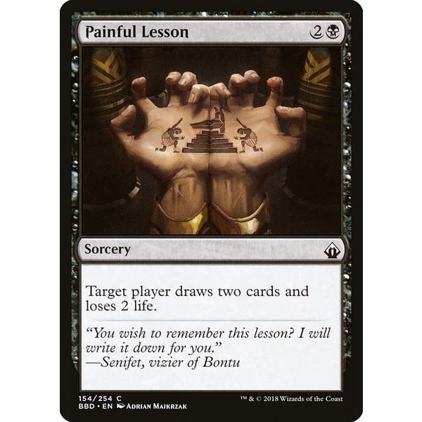 Magic: The Gathering Painful Lesson (154) Lightly Played
