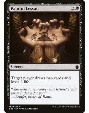Magic: The Gathering Painful Lesson (154) Lightly Played Foil