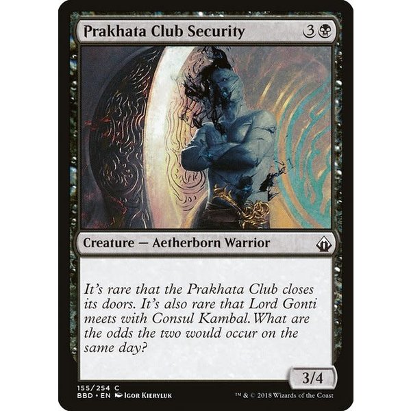 Magic: The Gathering Prakhata Club Security (155) Lightly Played