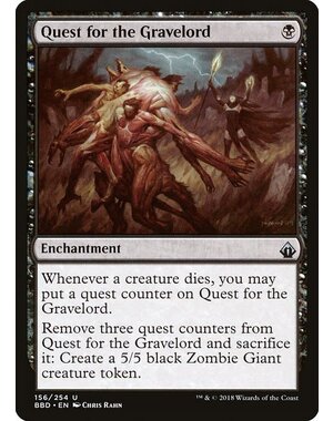 Magic: The Gathering Quest for the Gravelord (156) Lightly Played