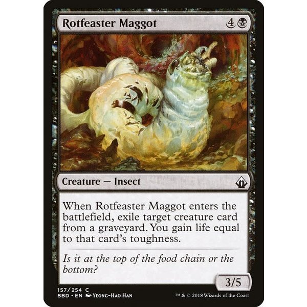 Magic: The Gathering Rotfeaster Maggot (157) Lightly Played