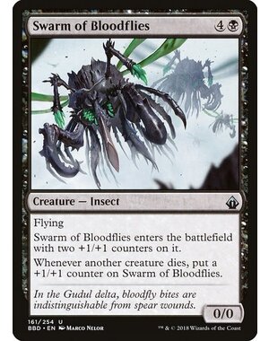 Magic: The Gathering Swarm of Bloodflies (161) Lightly Played