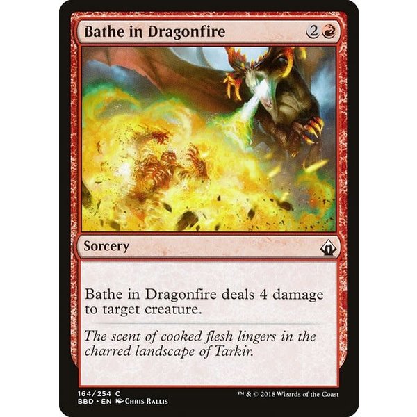 Magic: The Gathering Bathe in Dragonfire (164) Lightly Played