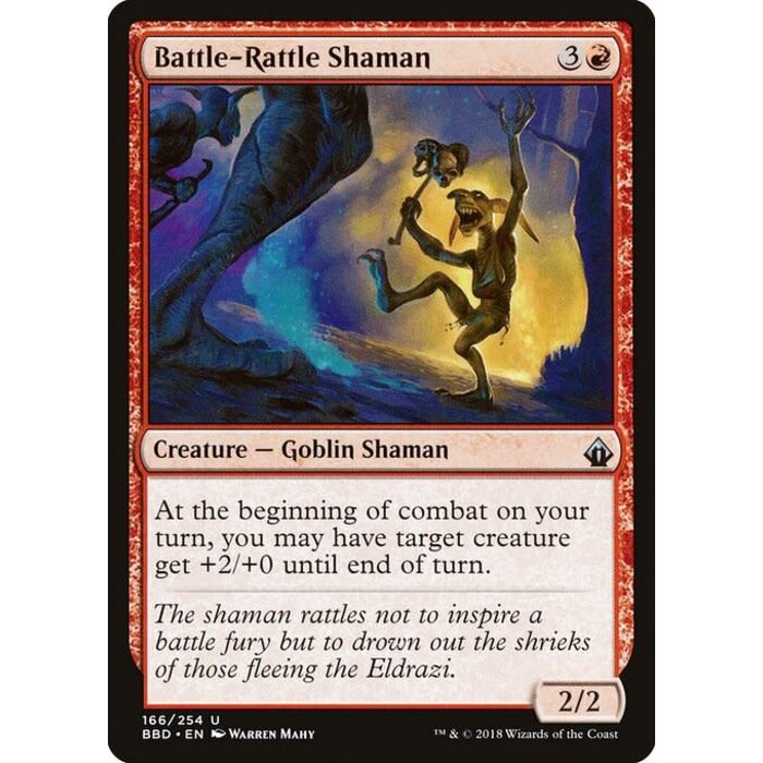 Magic: The Gathering Battle-Rattle Shaman (166) Lightly Played