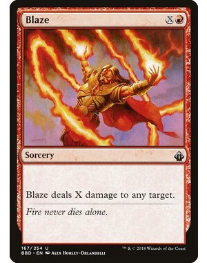 Magic: The Gathering Blaze (167) Lightly Played Foil