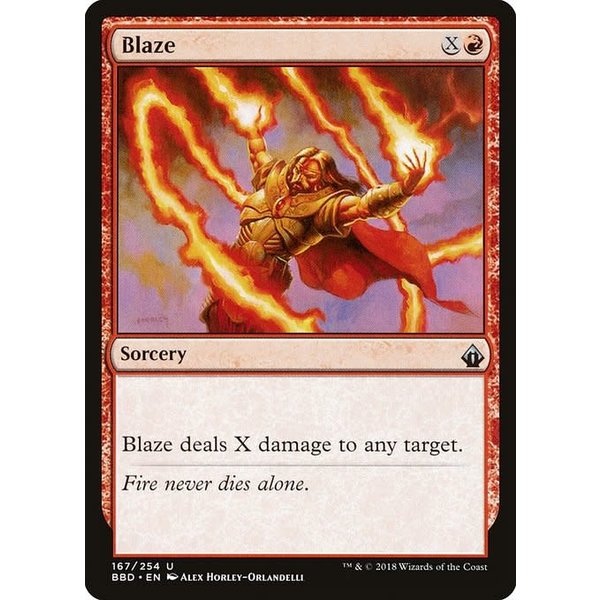 Magic: The Gathering Blaze (167) Lightly Played Foil