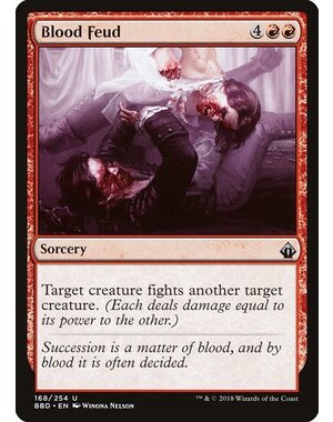 Magic: The Gathering Blood Feud (168) Lightly Played Foil