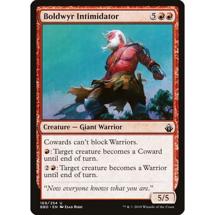 Magic: The Gathering Boldwyr Intimidator (169) Lightly Played