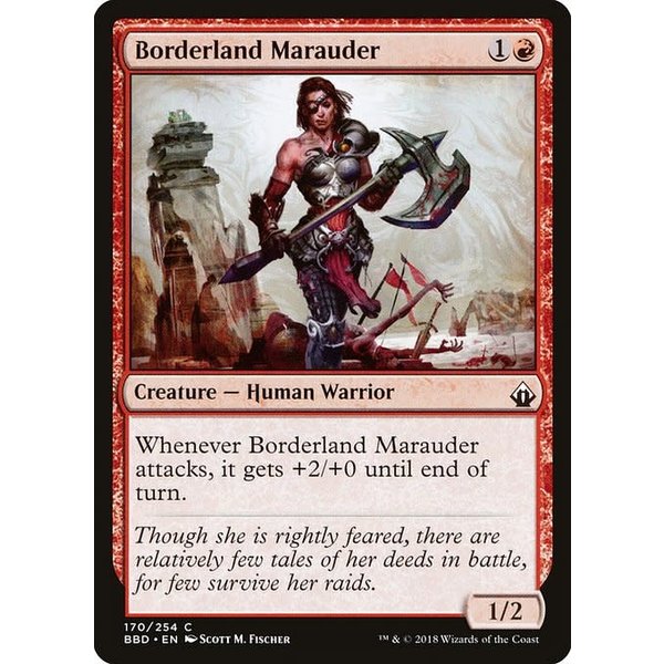 Magic: The Gathering Borderland Marauder (170) Lightly Played