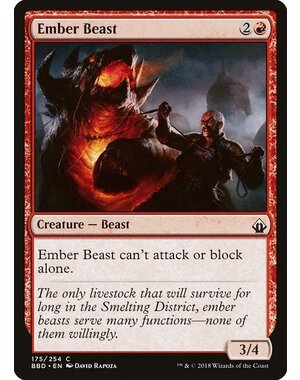 Magic: The Gathering Ember Beast (175) Lightly Played