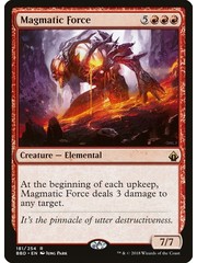 Magic: The Gathering Magmatic Force (181) Lightly Played