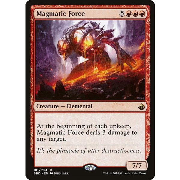Magic: The Gathering Magmatic Force (181) Lightly Played