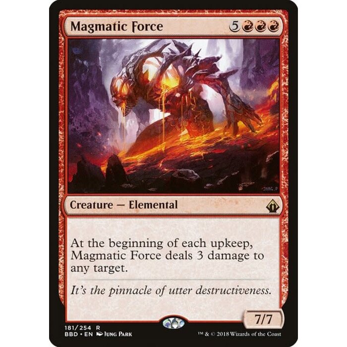 Magic: The Gathering Magmatic Force (181) Lightly Played