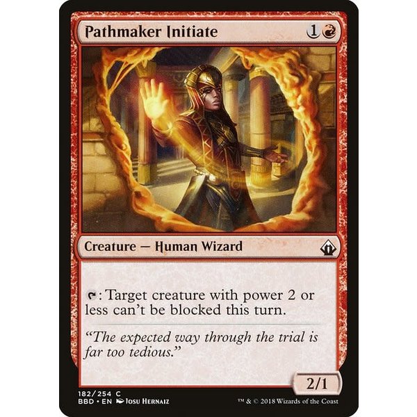 Magic: The Gathering Pathmaker Initiate (182) Lightly Played