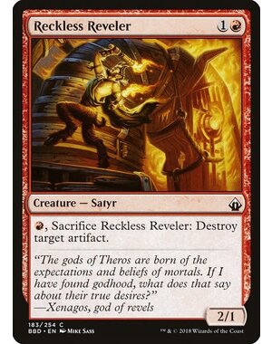 Magic: The Gathering Reckless Reveler (183) Lightly Played
