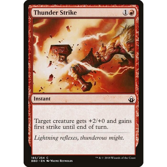 Magic: The Gathering Thunder Strike (185) Lightly Played