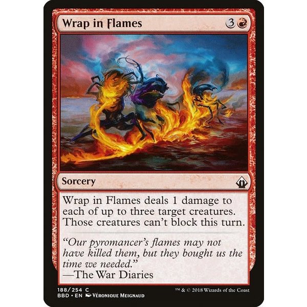 Magic: The Gathering Wrap in Flames (188) Lightly Played