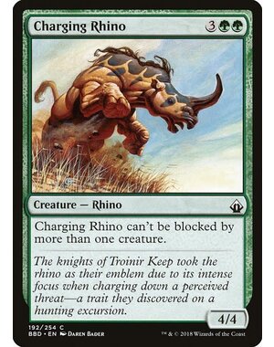 Magic: The Gathering Charging Rhino (192) Damaged
