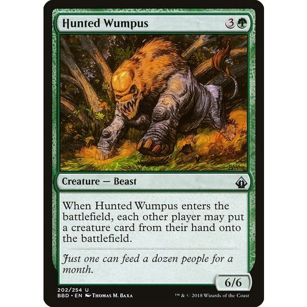 Magic: The Gathering Hunted Wumpus (202) Lightly Played