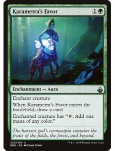 Magic: The Gathering Karametra's Favor (203) Lightly Played