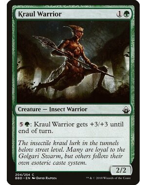 Magic: The Gathering Kraul Warrior (204) Lightly Played