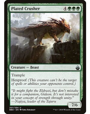 Magic: The Gathering Plated Crusher (207) Lightly Played