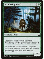 Magic: The Gathering Wandering Wolf (216) Lightly Played