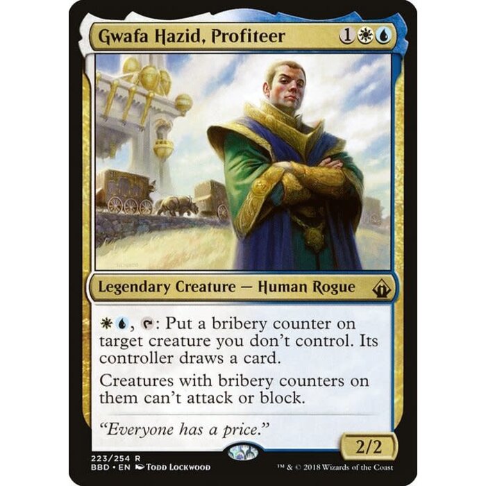 Magic: The Gathering Gwafa Hazid, Profiteer (223) Lightly Played