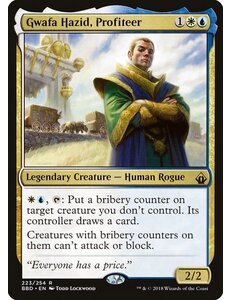 Magic: The Gathering Gwafa Hazid, Profiteer (223) Lightly Played Foil