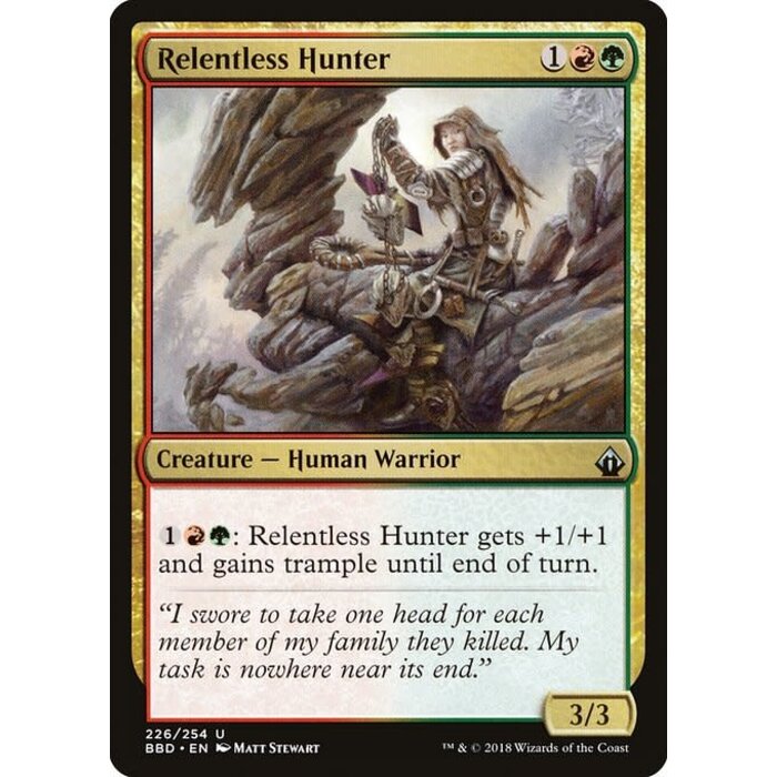 Magic: The Gathering Relentless Hunter (226) Lightly Played