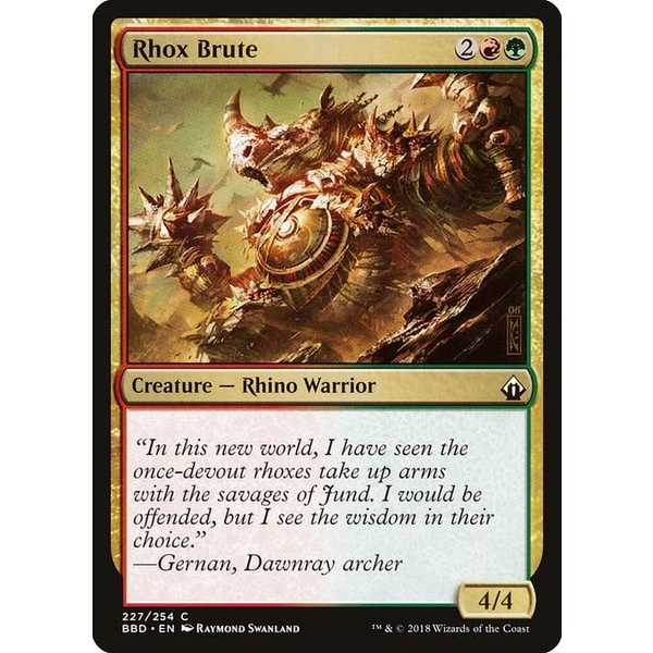 Magic: The Gathering Rhox Brute (227) Lightly Played
