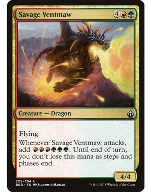 Magic: The Gathering Savage Ventmaw (229) Lightly Played