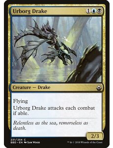 Magic: The Gathering Urborg Drake (231) Lightly Played