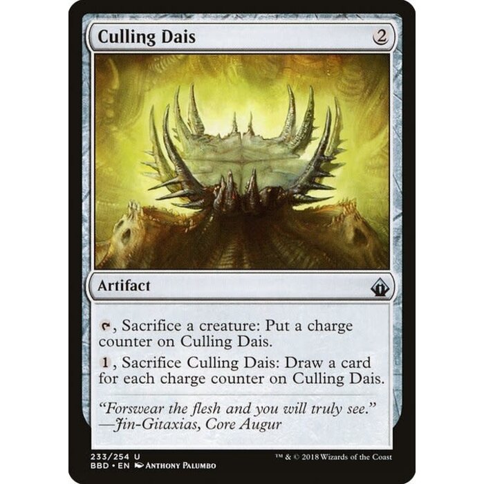 Magic: The Gathering Culling Dais (233) Lightly Played