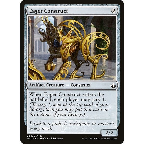 Magic: The Gathering Eager Construct (234) Lightly Played