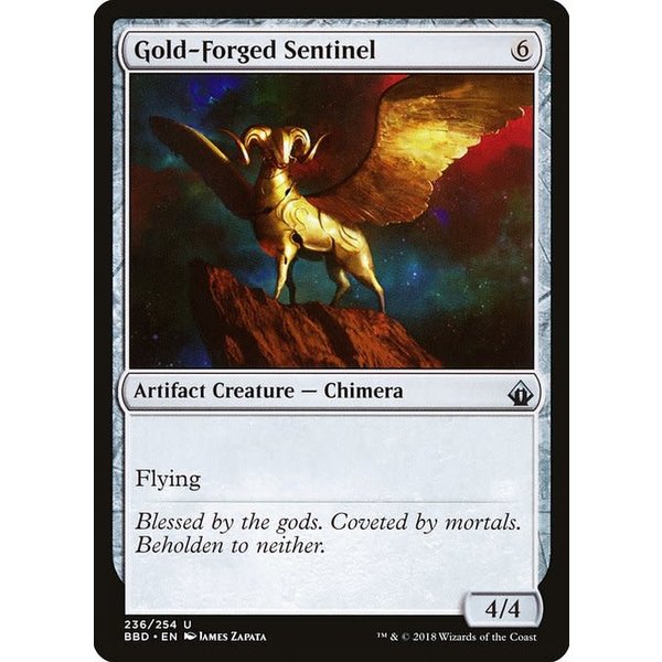 Magic: The Gathering Gold-Forged Sentinel (236) Lightly Played