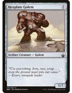 Magic: The Gathering Hexplate Golem (237) Damaged