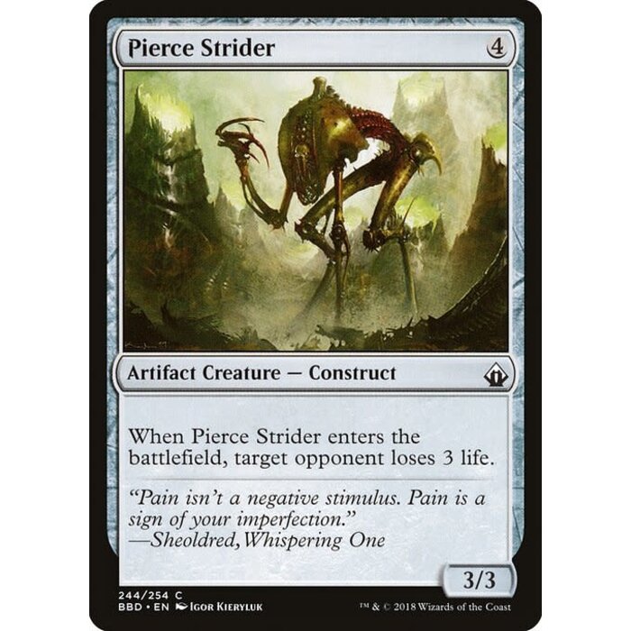 Magic: The Gathering Pierce Strider (244) Lightly Played