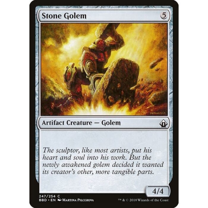 Magic: The Gathering Stone Golem (247) Lightly Played