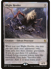 Magic: The Gathering Blight Herder (002) Damaged
