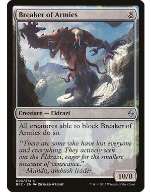 Magic: The Gathering Breaker of Armies (003) Heavily Played