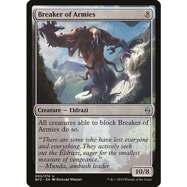 Magic: The Gathering Breaker of Armies (003) Heavily Played