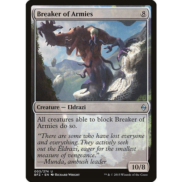 Magic: The Gathering Breaker of Armies (003) Moderately Played