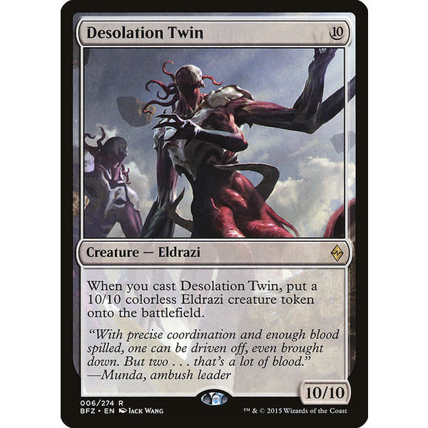 Magic: The Gathering Desolation Twin (006) Heavily Played